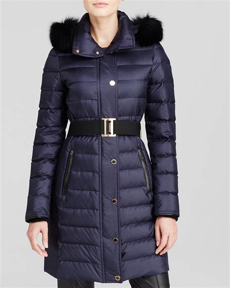 abbeydale burberry coat|Belted Puffer Coat in Black .